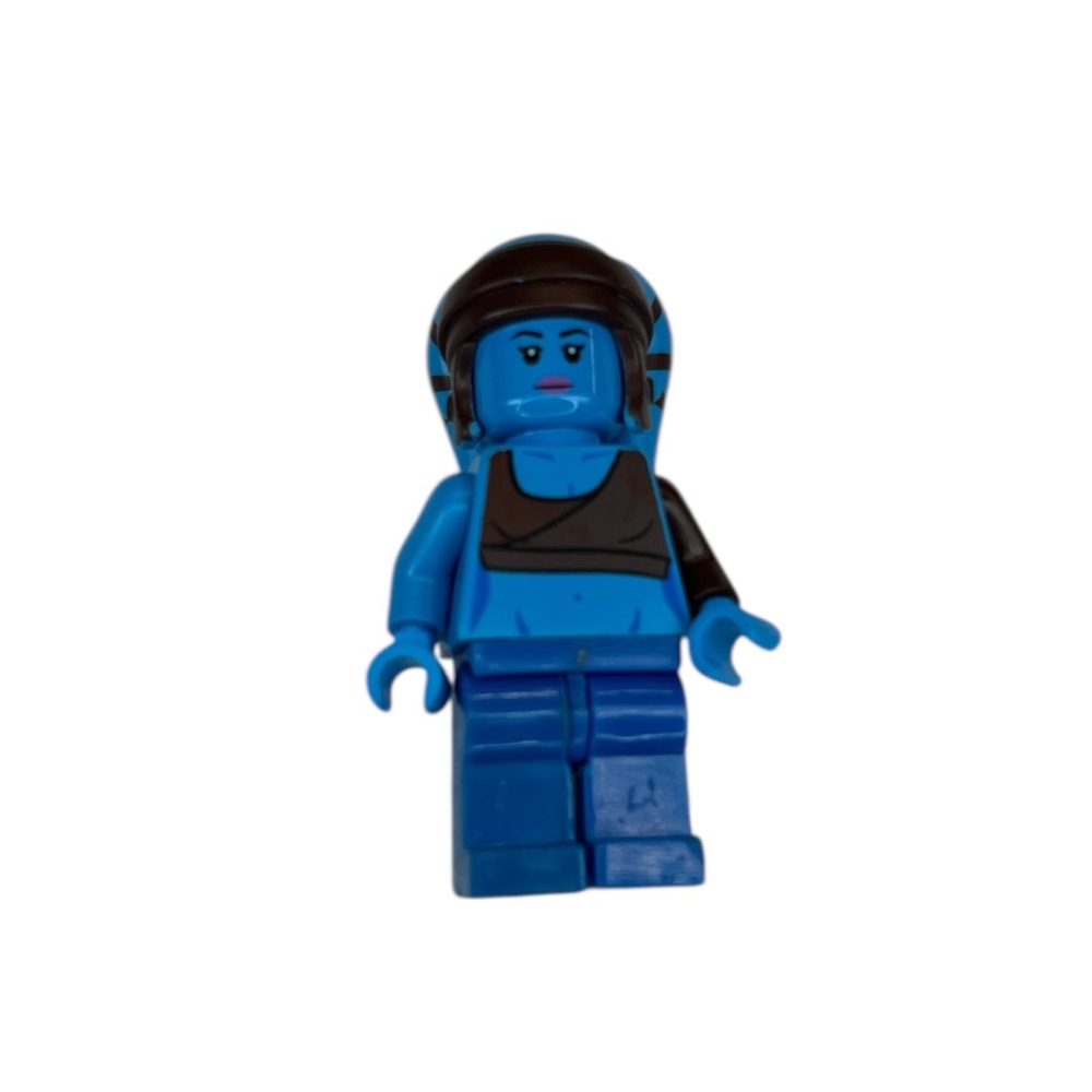 LEGO Aayla Secura Minifigure Blue Outfit Star Wars Theme Plastic 1 Piece